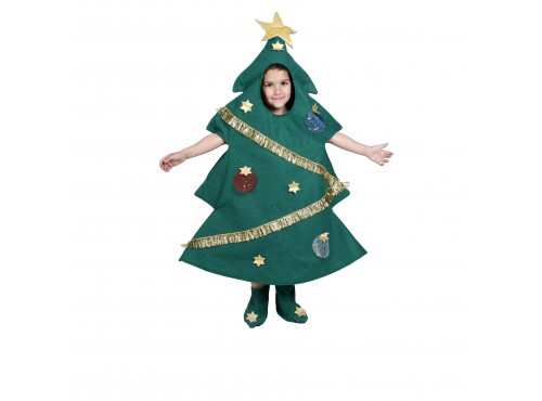 Disfraz de árbol de navidad infantil