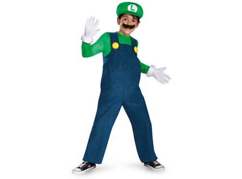 Disfraz de Luigi prestige para niño