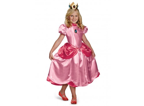 Amanecer izquierda helado Disfraz de Princesa Peach prestige para niña