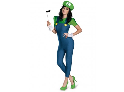 Disfraz de Luigi para mujer