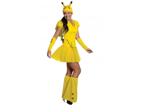 Disfraz de Pikachu Pokemon para mujer