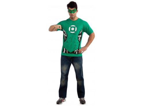 Kit disfraz Linterna Verde para hombre
