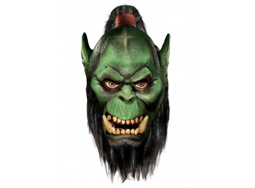 Máscara de Orco World of Warcraft látex deluxe para adulto