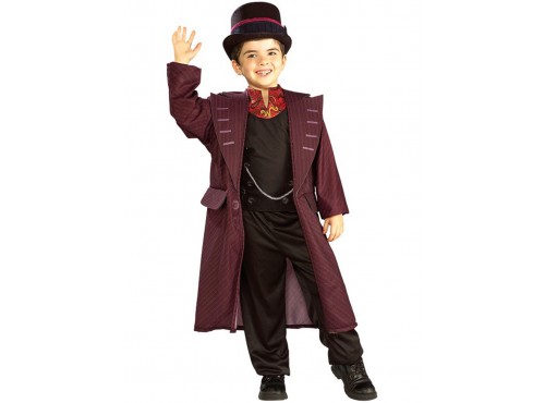 Disfraz de Willy Wonka Charlie y la Fábrica de Chocolate para niño
