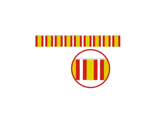 Guirnalda 50 m. Banderas de España grandes