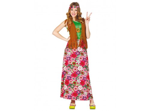 Disfraz de Hippie happy para mujer