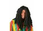 Peluca rastafari jamaicano negra