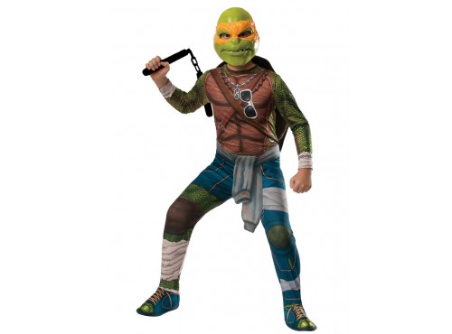 Disfraz de Michelangelo Tortugas Ninja Movie para niño