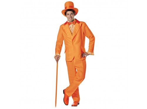 Disfraz de Lloyd esmoquin naranja Dos tontos muy tontos para hombre