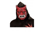 Máscara de demonio infernal con capucha