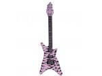 Guitarra hinchable rosa