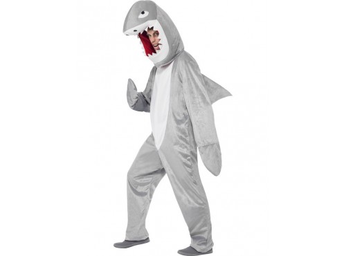 Disfraz de tiburón feroz para adulto