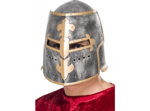 Casco medieval Crusader para adulto
