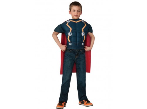Kit disfraz Thor musculoso para niño