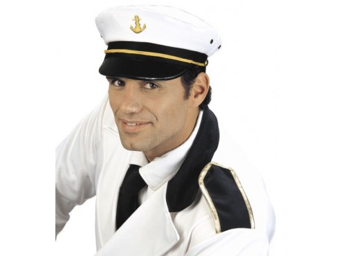 Gorra de capitán con ancla