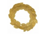 Corona romana de laurel dorada