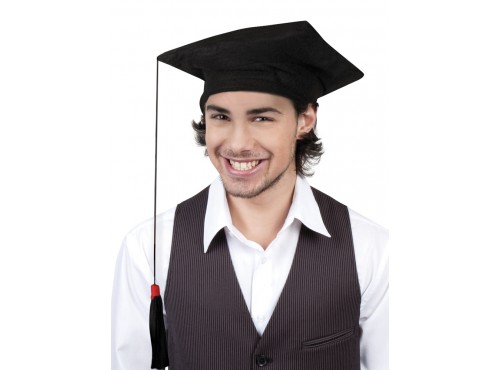 Sombrero de graduado para hombre