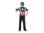 Kit disfraz de Capitán América retro para niño