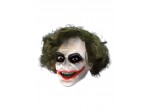 Máscara 3/4 de vinilo Joker con peluca