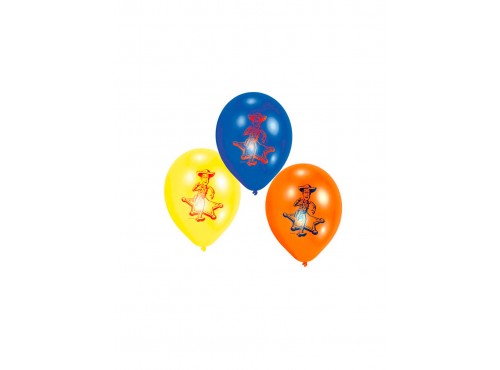 Set de 6 globos de Toy Story