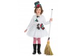 Disfraz de muñequita de nieve para niña