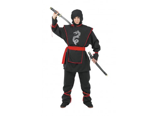 Disfraz de ninja rojo