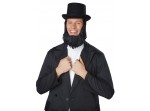 Sombrero de Abraham Lincoln con barba para hombre