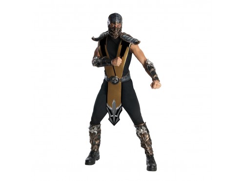 Disfraz de Scorpion Mortal Kombat Deluxe