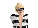 Gafas negras con logo de Lady Gaga