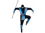 Disfraz de ninja azul para hombre