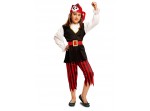 Disfraz de pirata calavera para niña