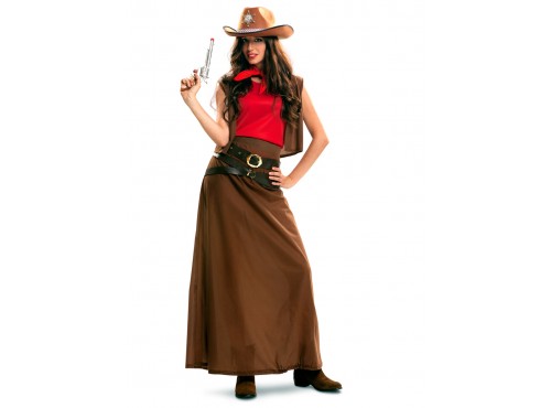 Disfraz de vaquera cowgirl para mujer