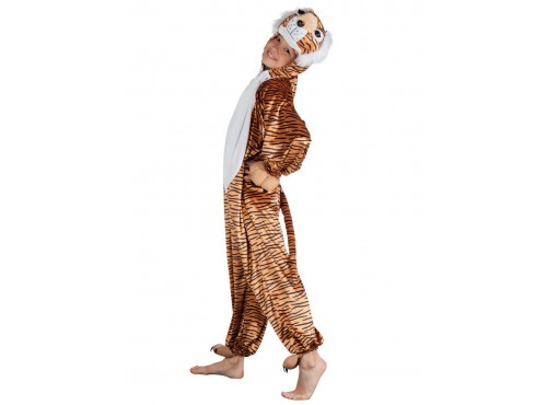 Disfraz de tigre de peluche para niño