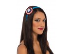 Diadema de Capitán América para mujer