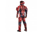 Disfraz de Red Spartan classic para hombre