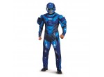 Disfraz de Blue Spartan classic para hombre