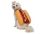 Disfraz de hot dog para perro