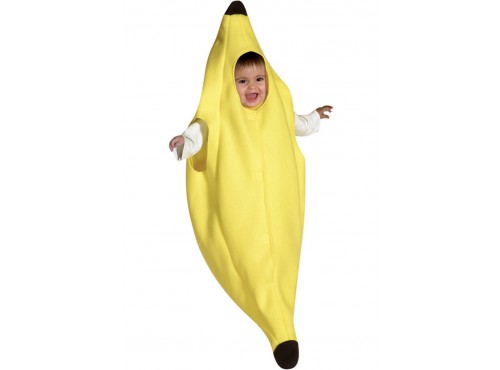Disfraz de plátano para bebé