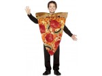 Disfraz de porción de pizza infantil