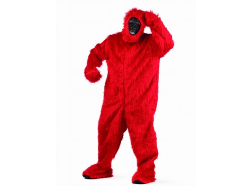 Disfraz de gorila gorilón rojo