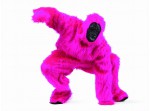 Disfraz de gorila gorilón rosa
