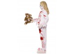 Disfraz chica zombie en pijama para niña
