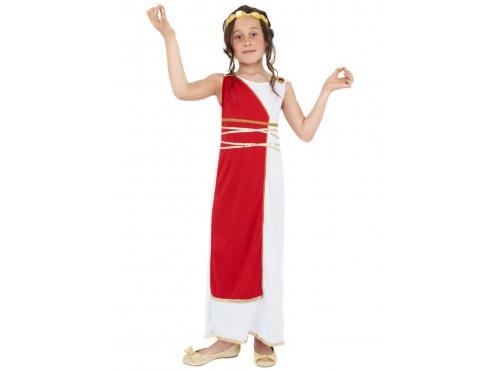 Disfraz de griega clásica para niña