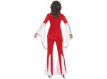 Disfraz de Super Trouper rojo para mujer