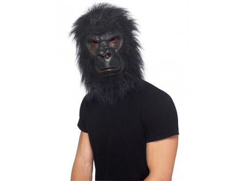 Máscara de gorila negro