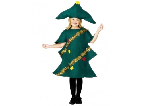 Disfraz de árbol navideño infantil