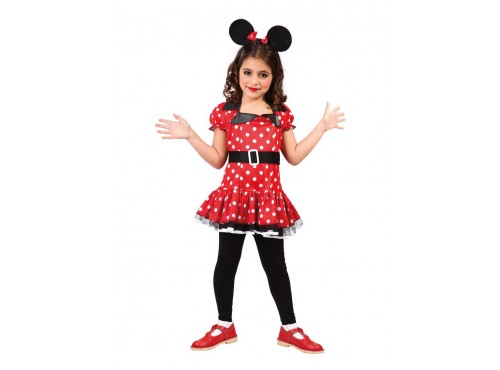 Disfraz de ratoncita Minnie para niña