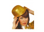 Sombrero bombín de escarcha oro