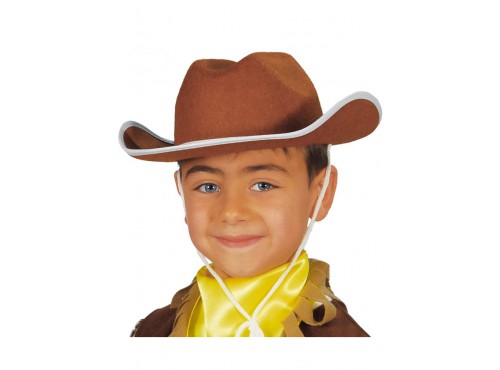 Sombrero vaquero infantil marrón